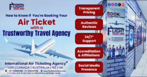 How to Know If  You’re Booking Your Air Ticket with a Trustworthy Travel Agency.